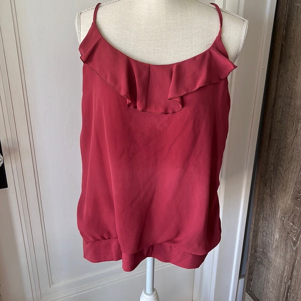 Rose colored tank